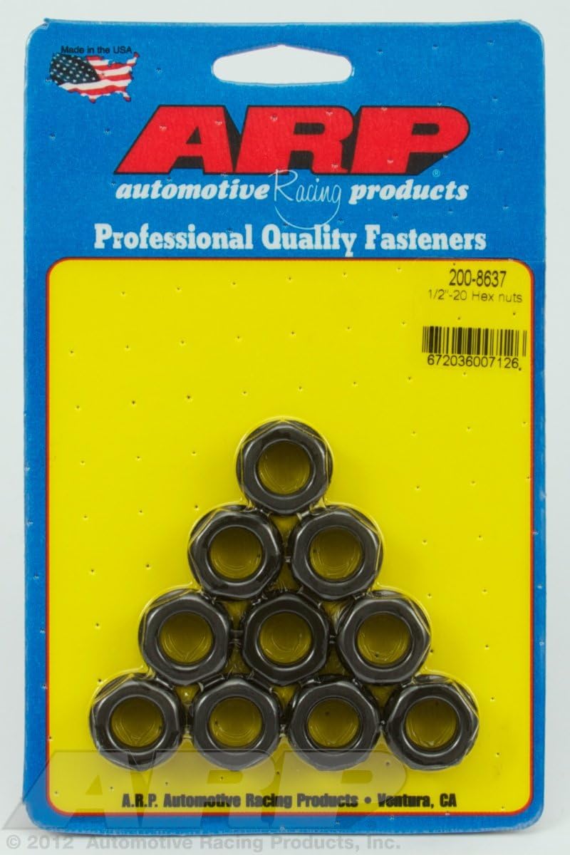 ARP 1/2-20 Hex Nut Kit