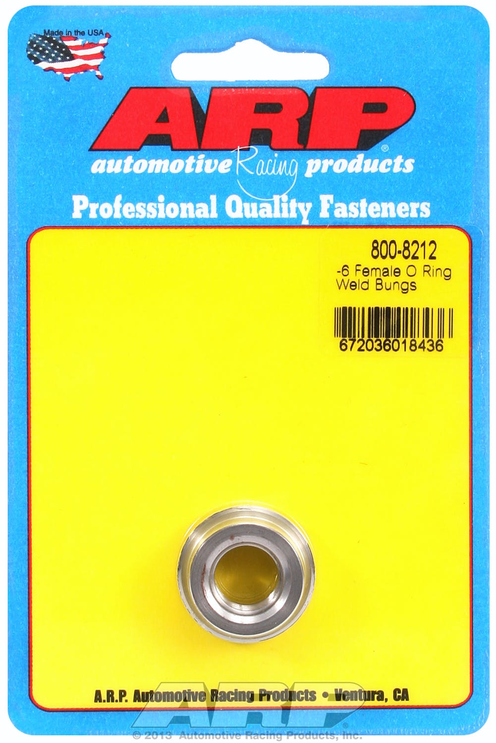 ARP -10 Female O Ring Steel Weld Bung