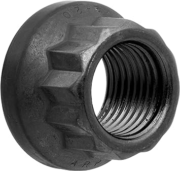 ARP 1/2-20 12PT Nut Kit 8740 Chrome Moly Black - 10 PK