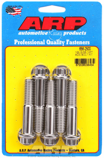ARP 1/2-13 X 2.500 Hex SS Bolts