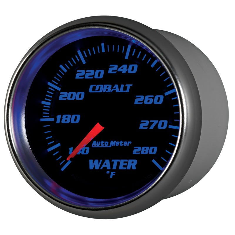Autometer Cobalt 66.7mm 140-280 degree F. Water Temprature Gauge