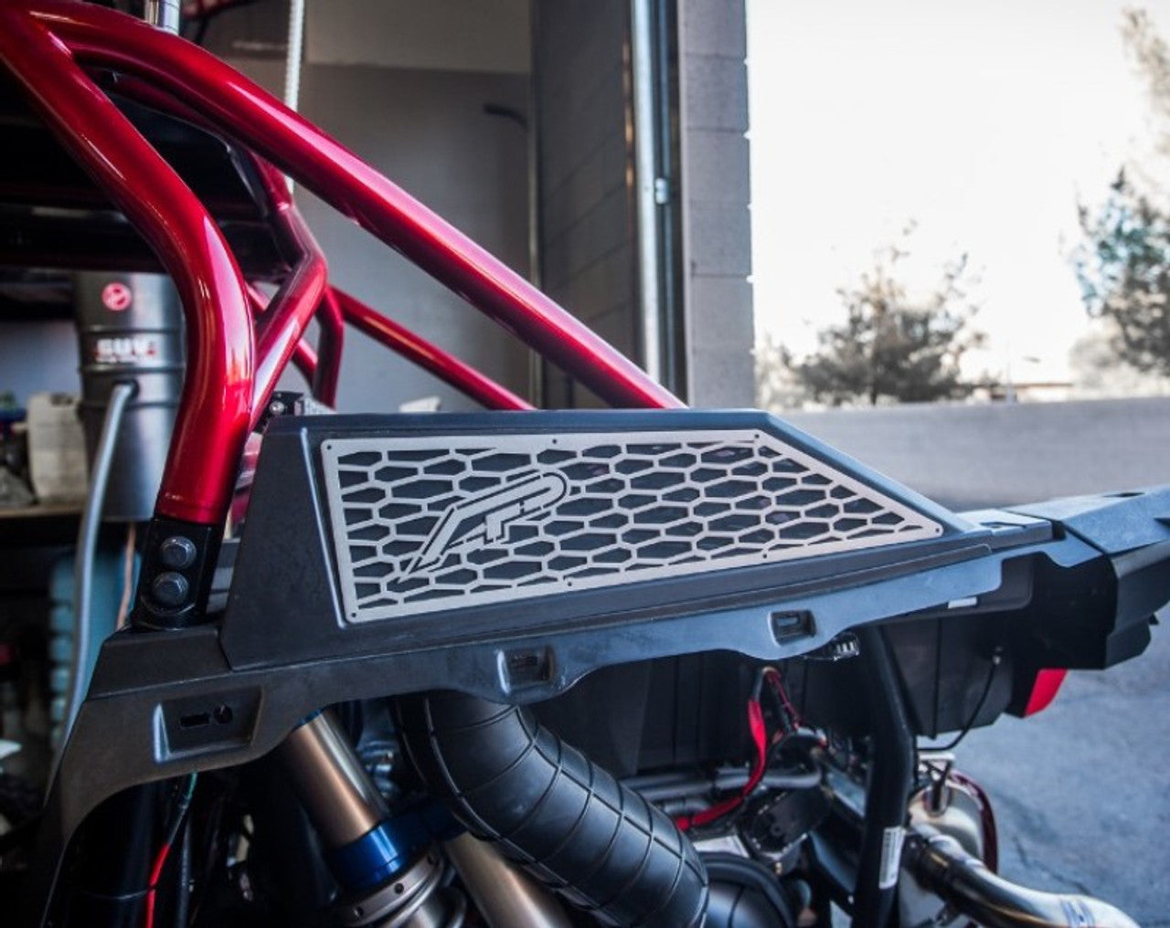 Agency Power 14-18 Polaris RZR XP / 16 Polaris RZR XP Turbo Silver Aluminum Side Vent Covers