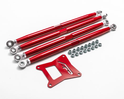 Agency Power 17-21 Polaris RZR 1000 XP Turbo Red Adjustable Rear Arms