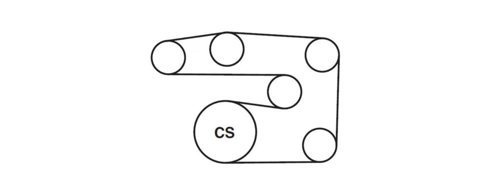 Gates 2005 Chevrolet Silverado Series Pickup V-8 6.6L Diesel Serpentine Belt