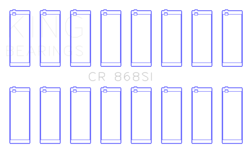 King Ford 281CI/302CI/330CI 4.6L/5.0L/5.4L V8 (Size +0.25) Rod Bearing Set