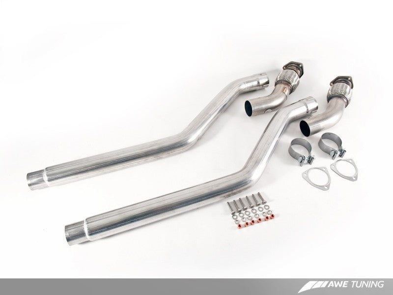 AWE Tuning B8 / B8.5 S5 Sportback Touring Edition Exhaust - Non-Resonated - Chrome Silver Tips