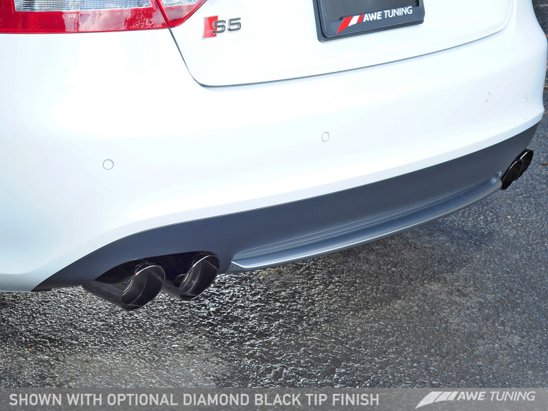 AWE Tuning B8 / B8.5 S5 Sportback Touring Edition Exhaust - Resonated - Diamond Black Tips