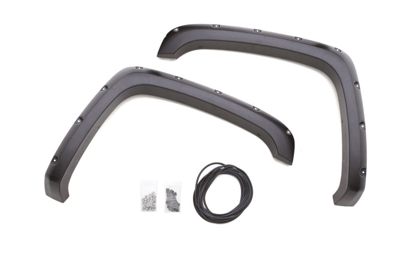 Lund 07-13 GMC Sierra 1500 RX-Rivet Style Textured Elite Series Fender Flares - Black (2 Pc.)