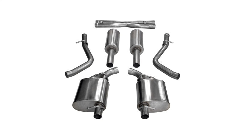 Corsa 15-20 Dodge Charger/300 Sedan 3.6L 2.5in Cat-Back Dual Rear Exit (re-uses stock exhaust bezel)