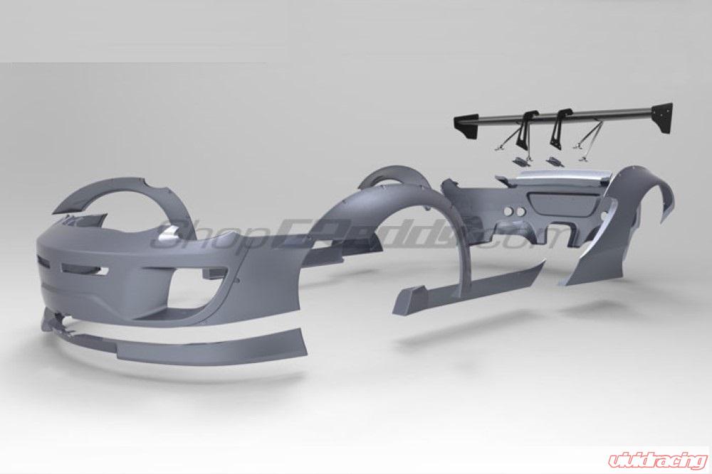 GReddy 09-12 Porsche Cayman Pandem Rocket Bunny Side Skirts Only